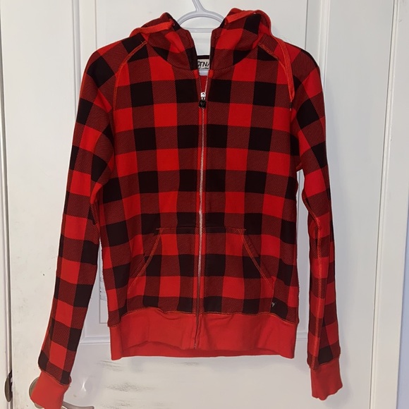 TNA Plaid Hoodie (Rare) - Picture 1 of 9